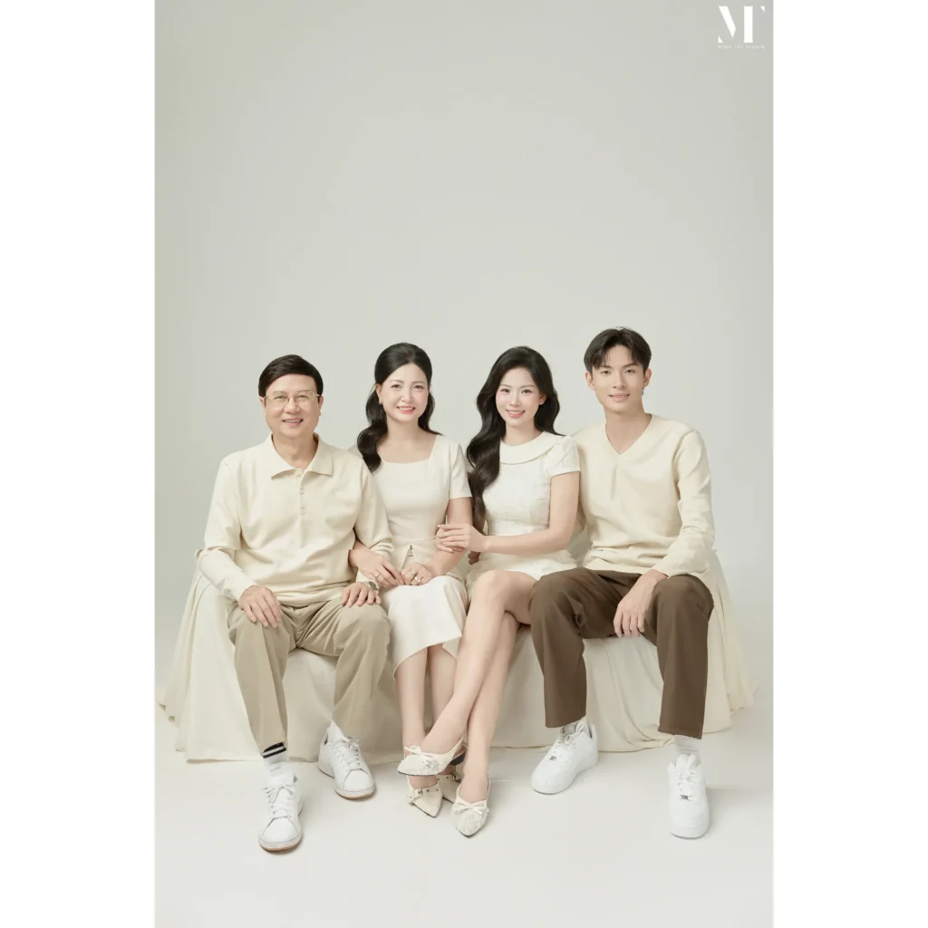 chụp ảnh gia đình tone sáng - ảnh 2