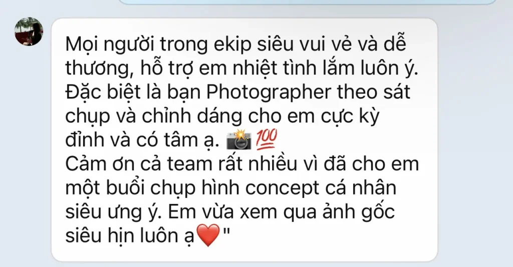 Feedback tin nhắn Minh Trí Studio - ảnh 1