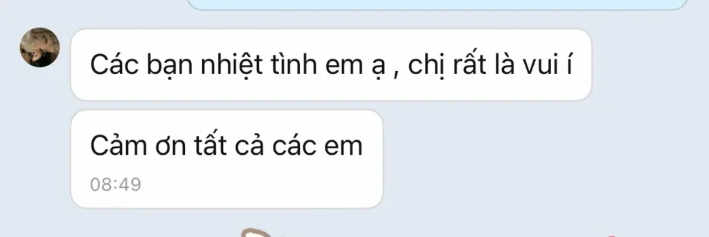 Feedback tin nhắn Minh Trí Studio - ảnh 1