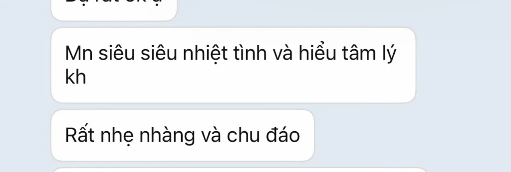 Feedback tin nhắn Minh Trí Studio - ảnh 1