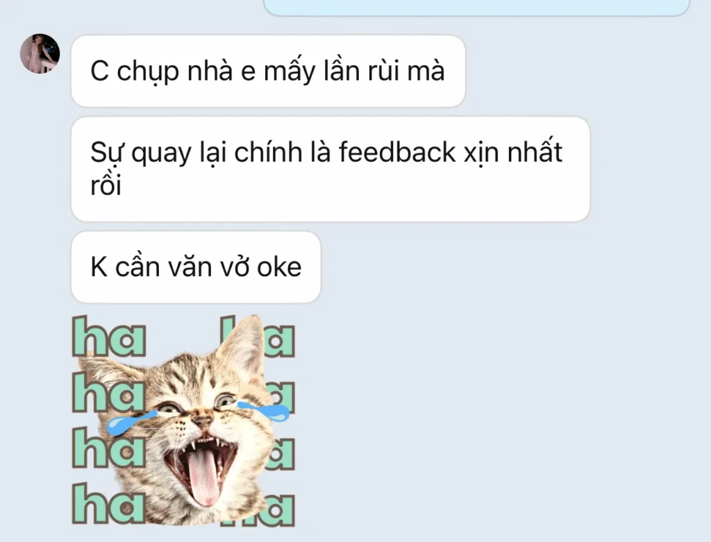 Feedback tin nhắn Minh Trí Studio - ảnh 1