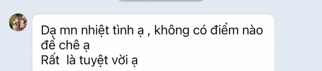 Feedback tin nhắn Minh Trí Studio - ảnh 1