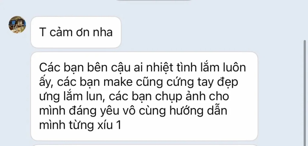 Feedback tin nhắn Minh Trí Studio - ảnh 1