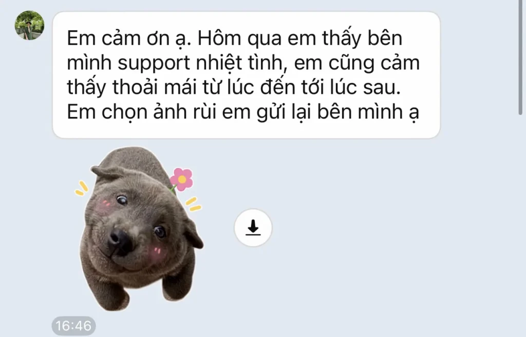 Feedback tin nhắn Minh Trí Studio - ảnh 1