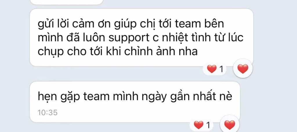 Feedback tin nhắn Minh Trí Studio - ảnh 1